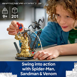 LEGO building set Spider-Man vs Sandman 76334 (British brand)
