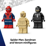 LEGO building set Spider-Man vs Sandman 76334 (British brand)