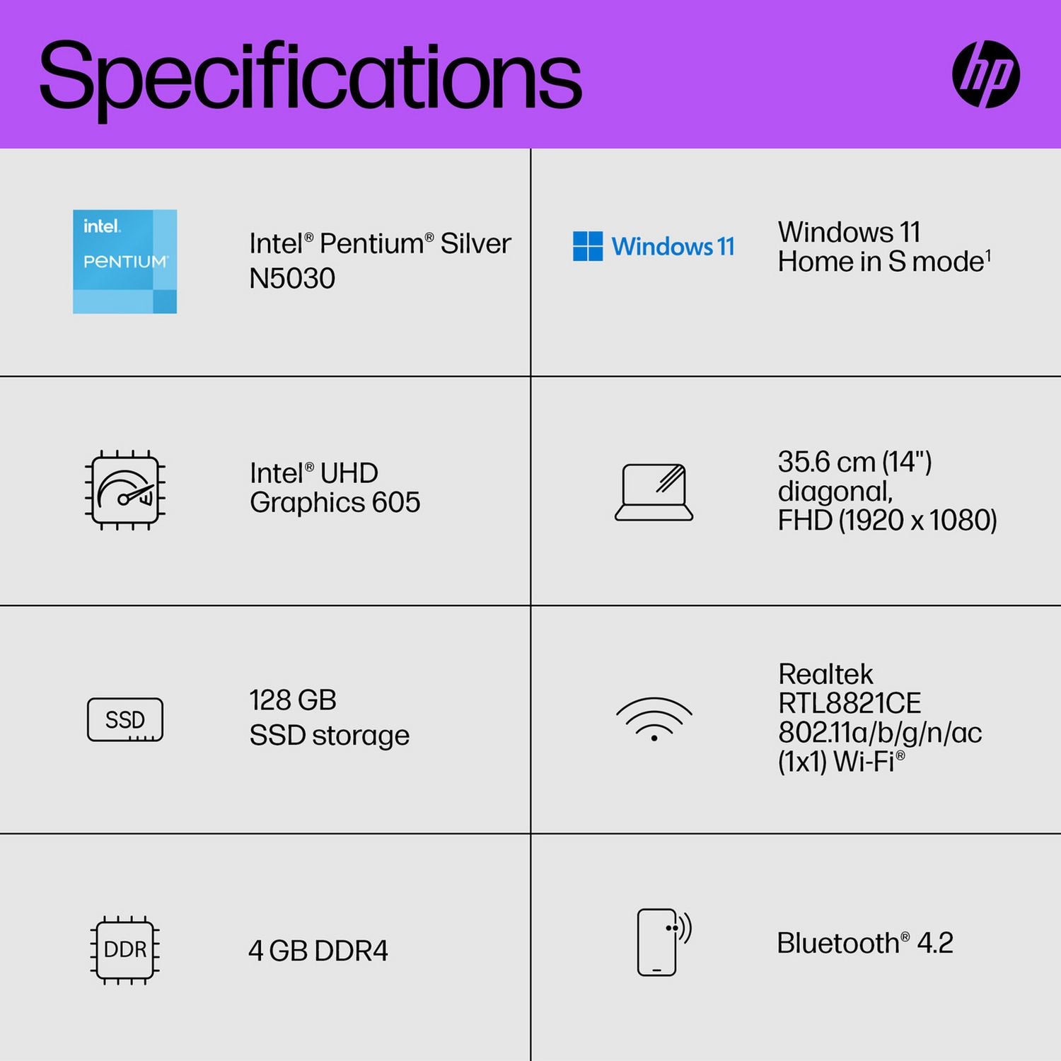 HP 14s laptop bundle 14 inch UK version