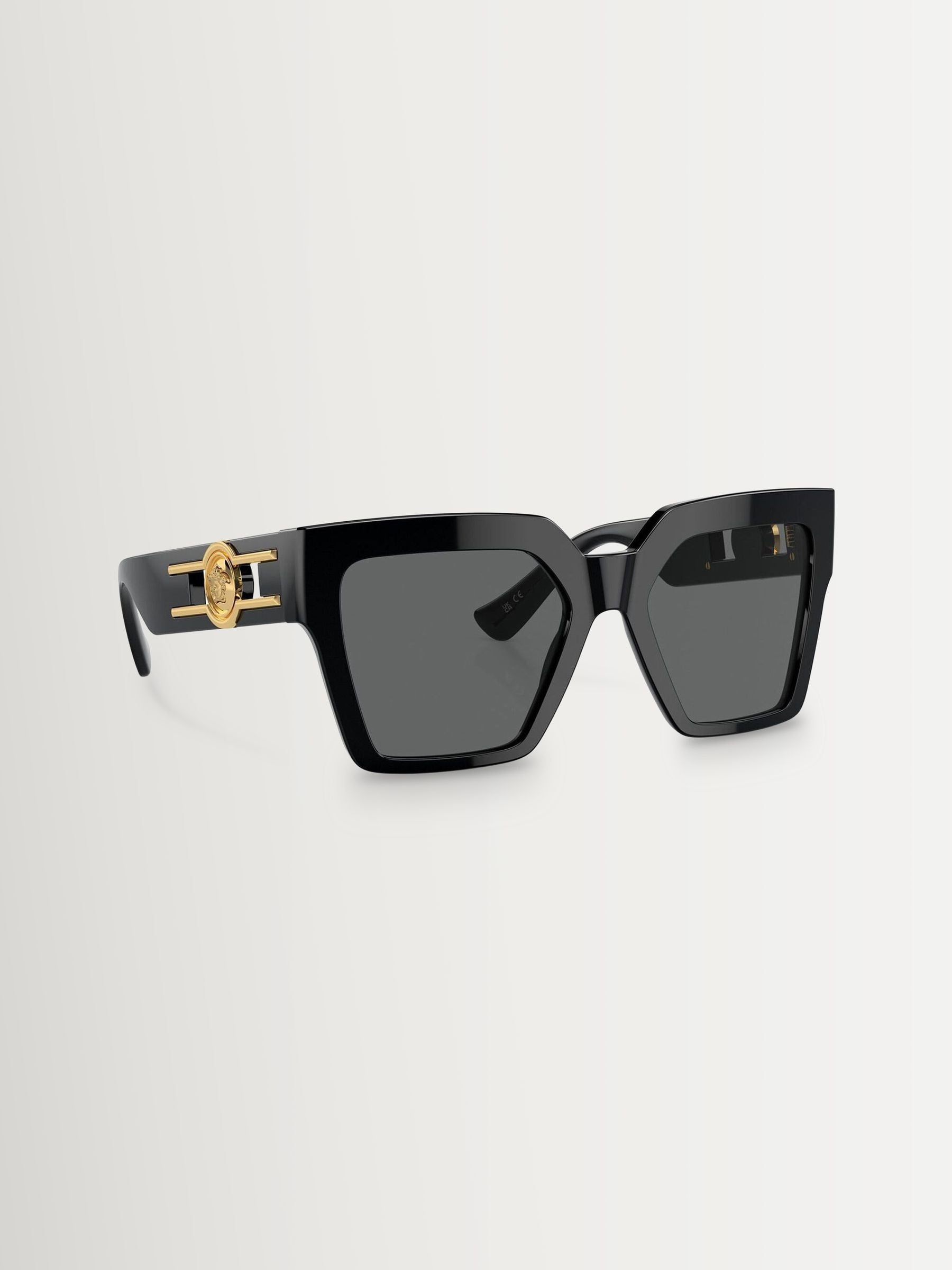 Versace butterfly sunglasses with dark grey lenses, UK version