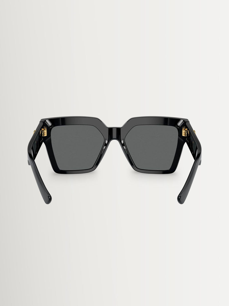 Versace butterfly sunglasses with dark grey lenses, UK version