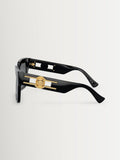 Versace butterfly sunglasses with dark grey lenses, UK version