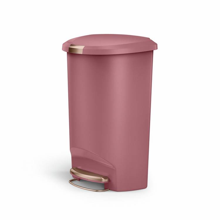 Simplehuman pedal bin blush pink 50L, imported from the UK