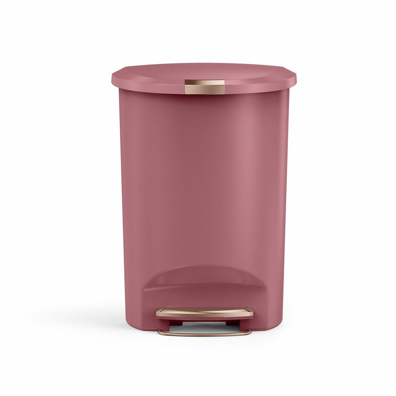 Simplehuman pedal bin blush pink 50L, imported from the UK