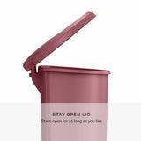 Simplehuman pedal bin blush pink 50L, imported from the UK