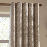 Wylder Grace Leaf taupe curtains 229x137cm, UK version