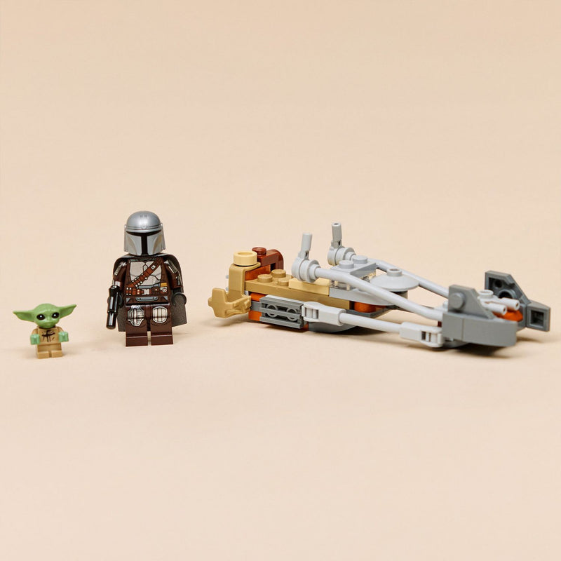 LEGO Star Wars Mandalorian Speeder Bike toy, UK version