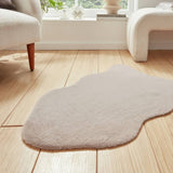 Think Rugs faux fur mink single pelt rug 58x90cm, UK version