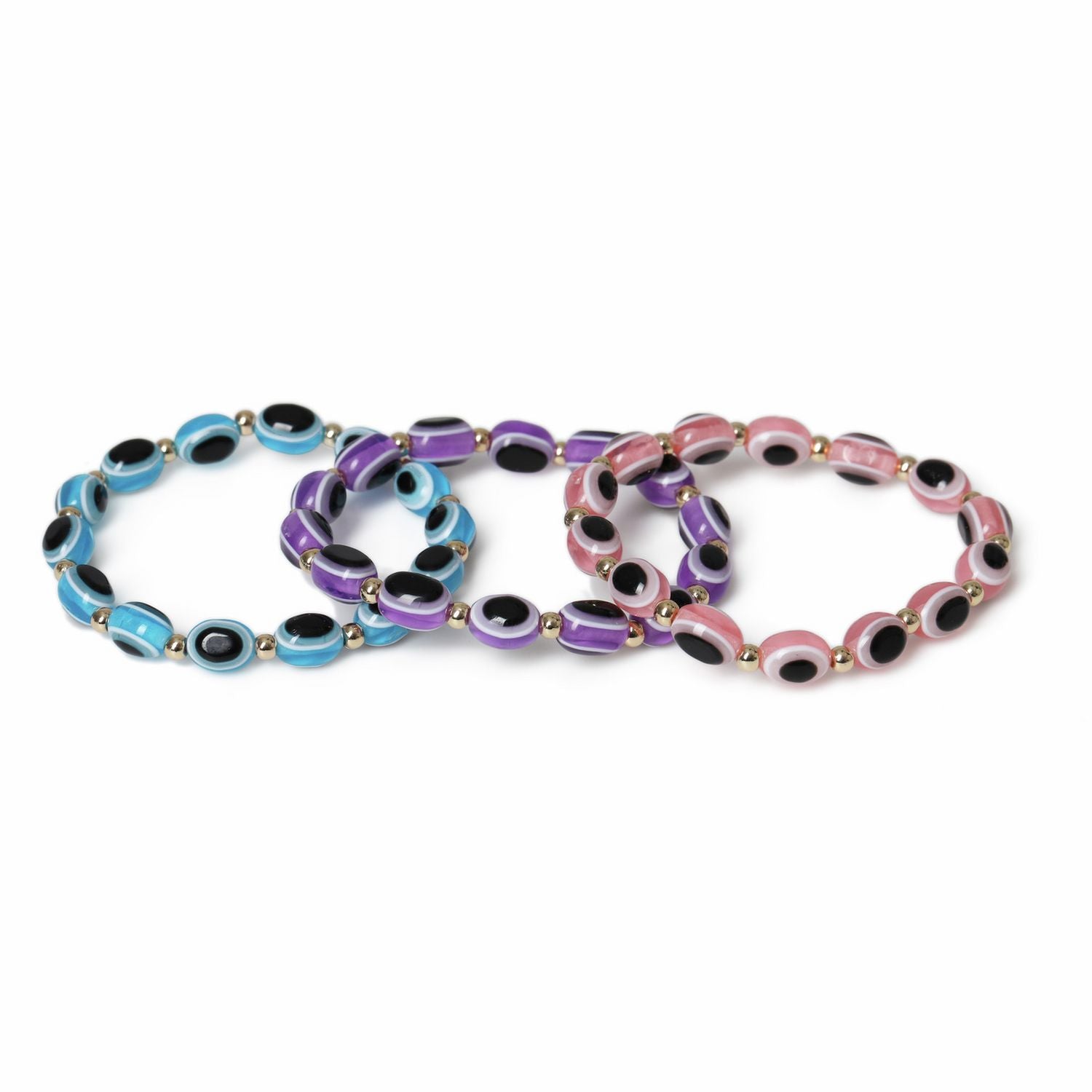 Flitzy Kids children's eye bead bracelet set - British product