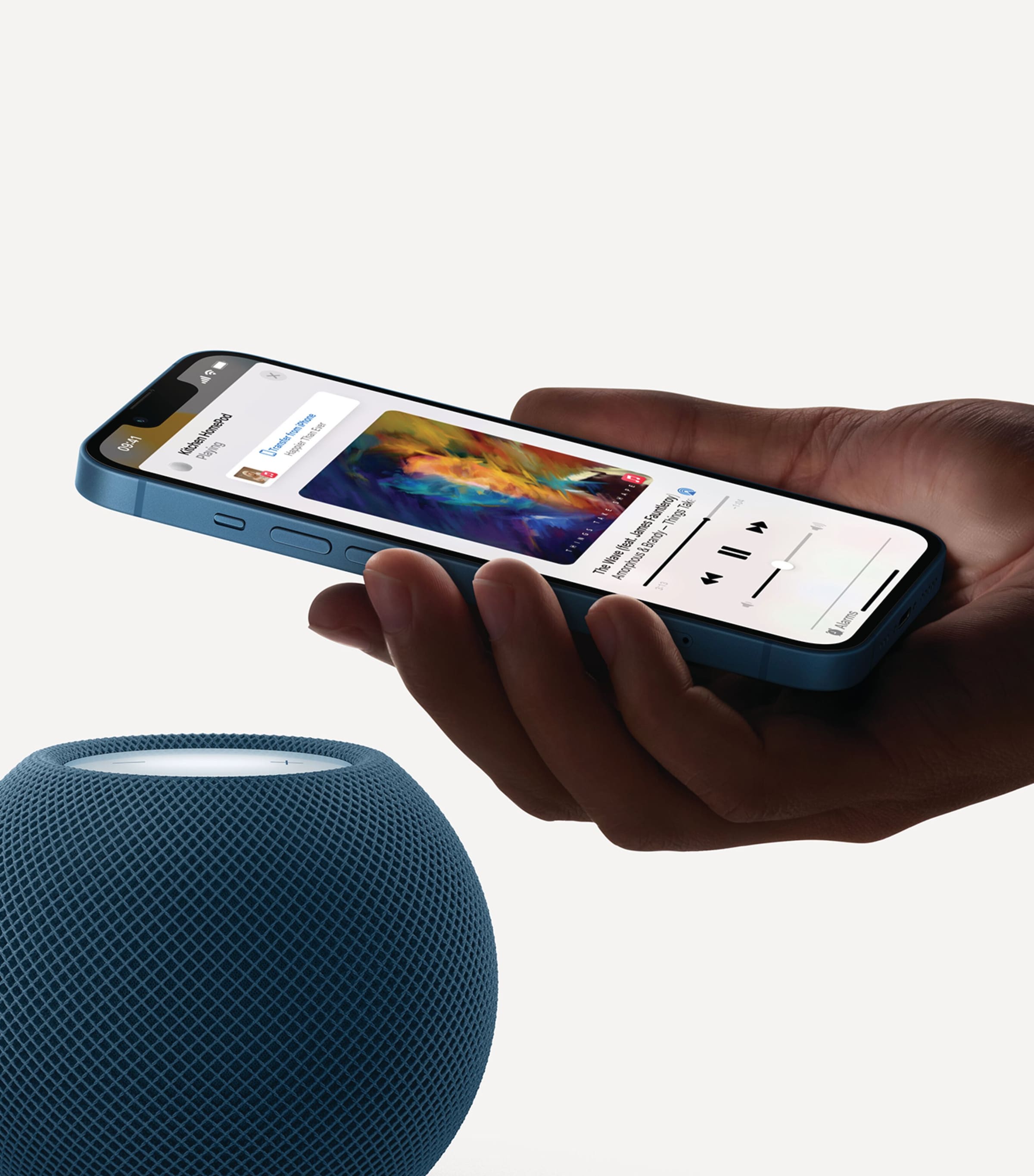 Apple mini smart speaker in white - British product