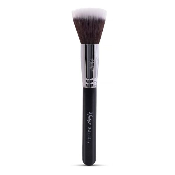 Nanshy Stippling Foundation Brush Onyx Black, imported from the UK