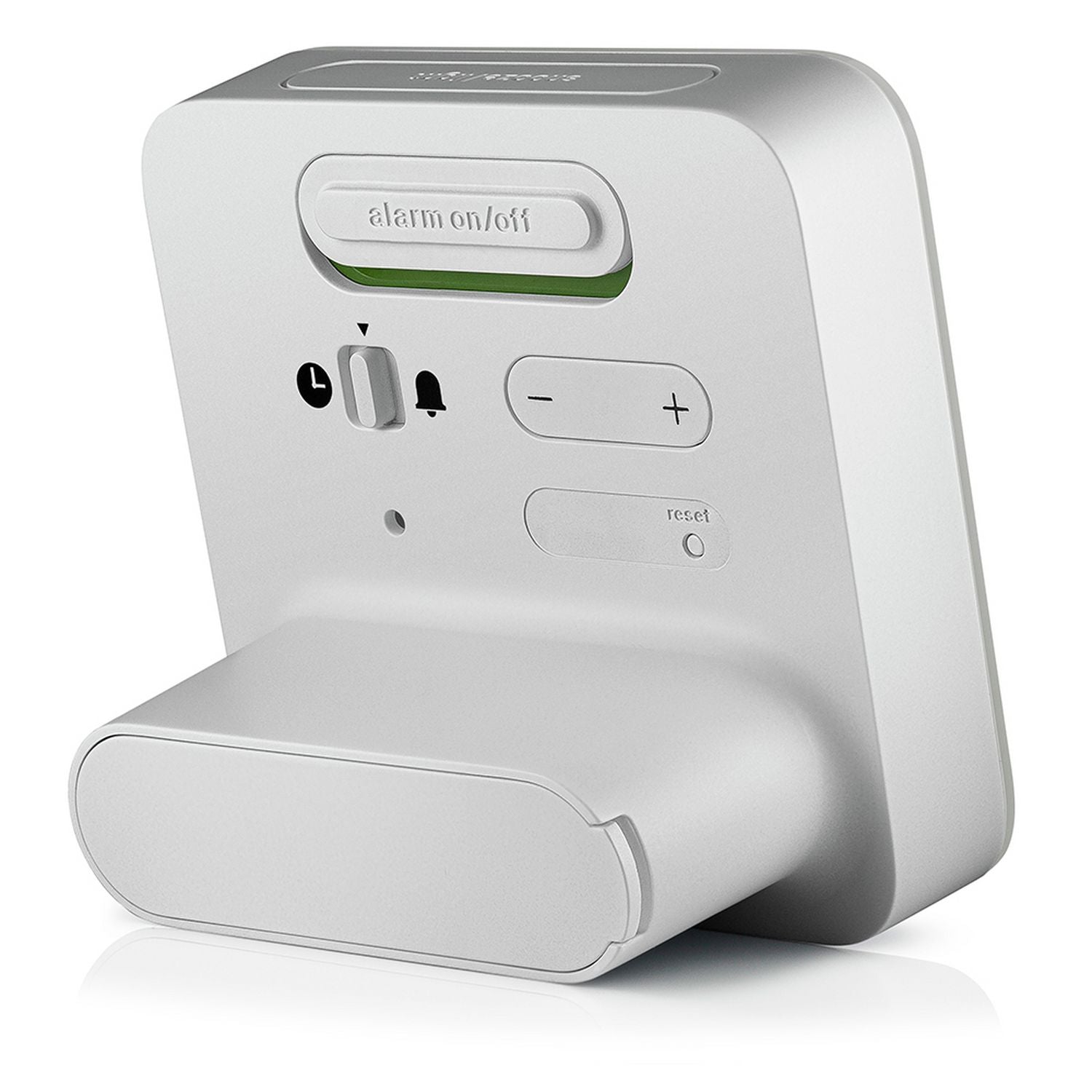 Braun digital alarm clock white with snooze and backlight - British product
