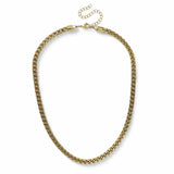 Uncommon Souls gold tone curb chain necklace 20 inch (British brand)