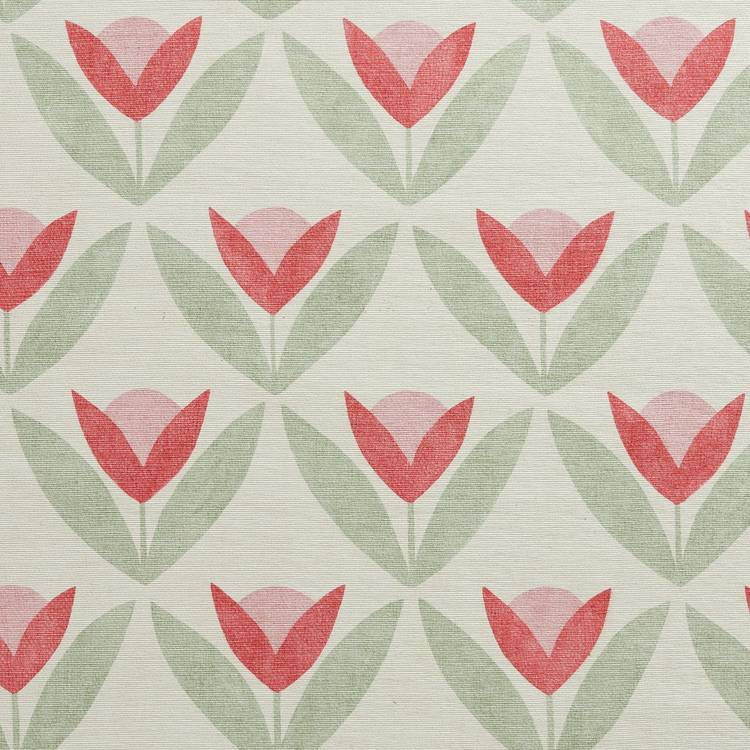 Scion Tulip Trellis blush pink flatweave rug 76x150cm, UK version