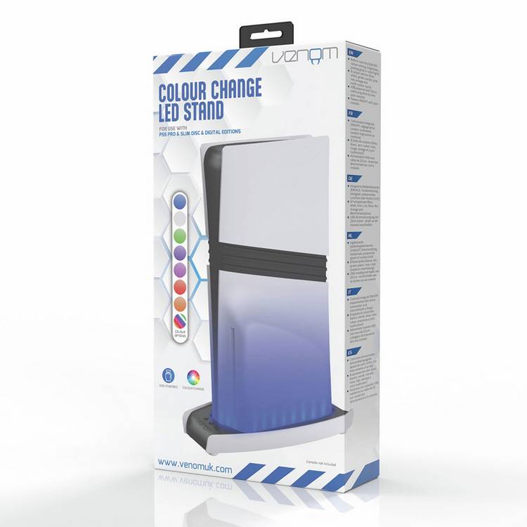 Venom Colour Change LED Stand for PS5 Pro Slim, UK version
