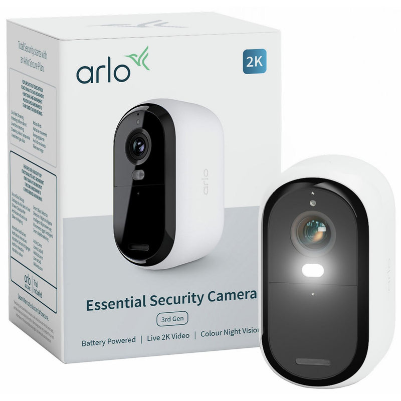 Arlo Essential 3 2K outdoor security camera single pack (British brand)