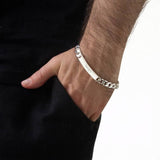 Revere sterling silver curb bracelet 21.5cm, UK version