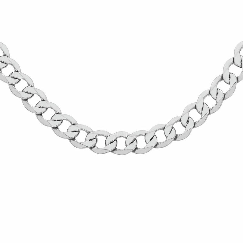 Revere sterling silver curb chain diamond-cut 20 inch, UK version