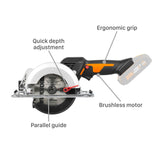 Worx circular saw 120mm 20V - British product