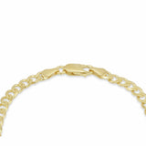 Revere 9ct gold plated curb bracelet 18cm (British brand)