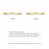 Revere 9ct gold plated curb bracelet 18cm (British brand)