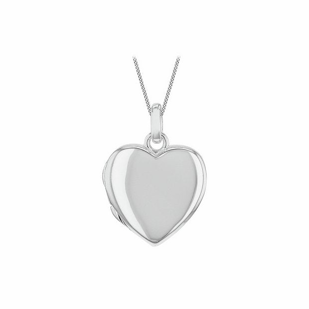 Revere sterling silver heart locket necklace - British product