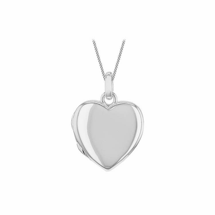 Revere sterling silver heart locket necklace - British product