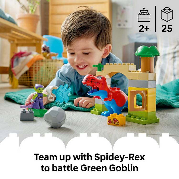 LEGO DUPLO Spidey-Rex building set 25 pieces (British brand)