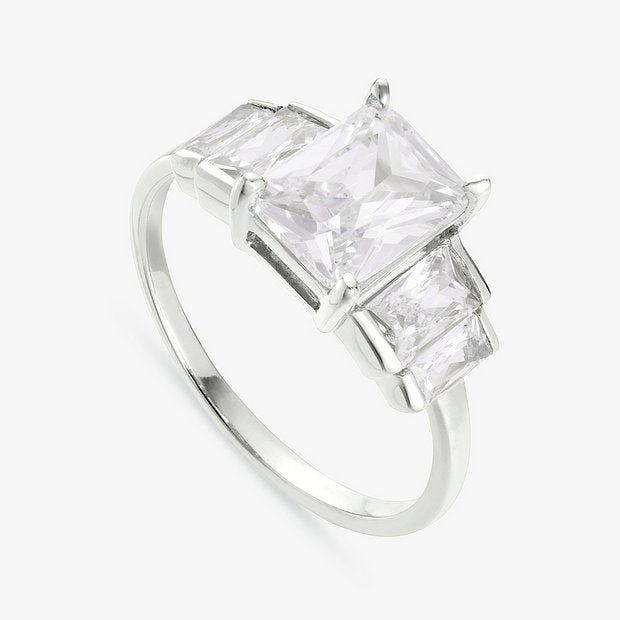 Revere 5 stone radiant cut ring medium (British brand)