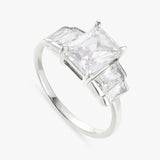 Revere 5 stone radiant cut ring medium (British brand)
