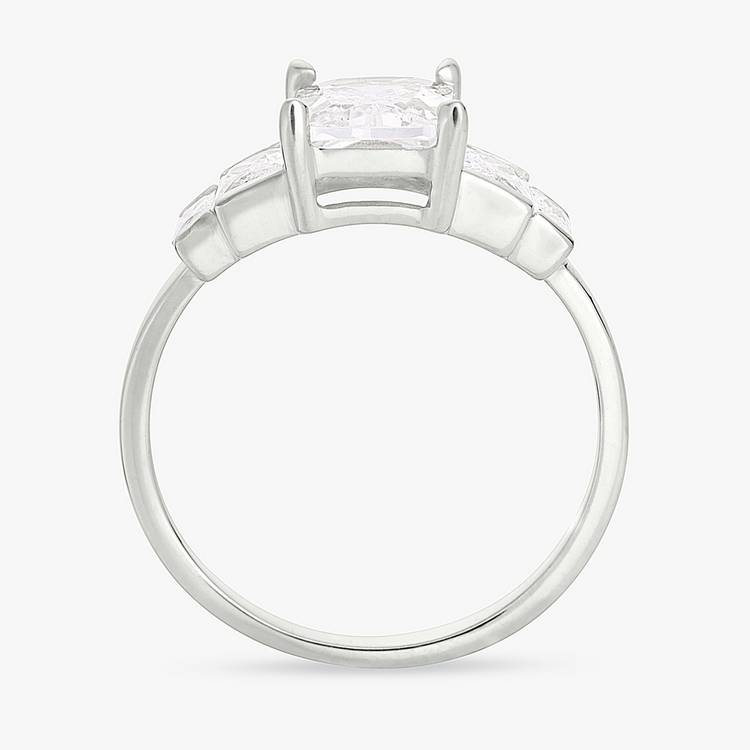 Revere 5 stone radiant cut ring medium (British brand)