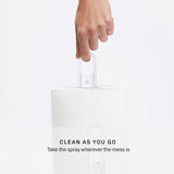 Simplehuman paper towel holder with spray pump white (British brand)