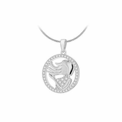 Argos Revere Sterling Silver Virgo Zodiac Pendant Necklace- Buy online at McGrocer