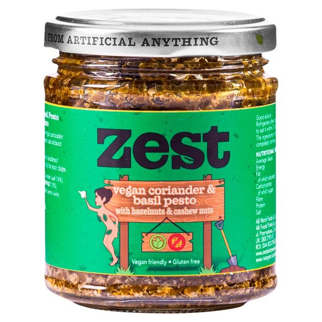 Zest Vegan Coriander & Basil Pesto   165g