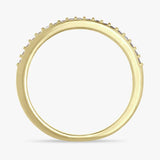 Revere gold plated ring with cubic zirconia large, UK version