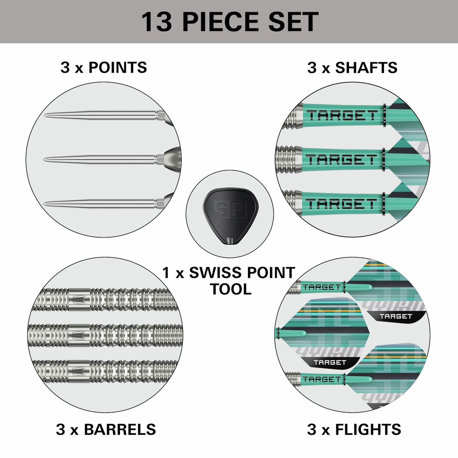 Target Darts Hydro 90% tungsten steel tip darts (British brand)