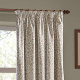 Wylder Grace Leaf Natural curtains 117x137cm - British product