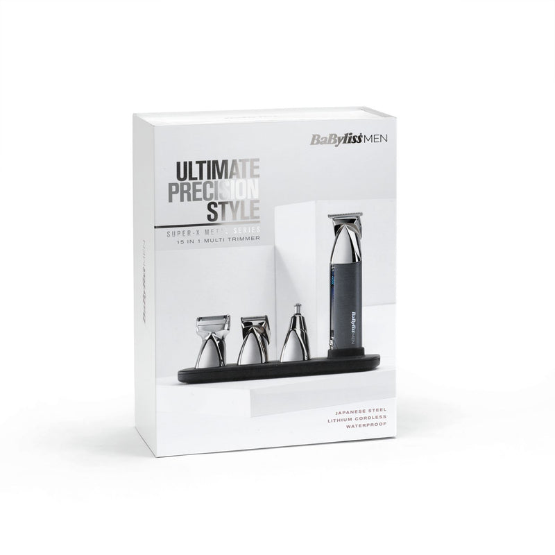 BaByliss Super-X 15 in 1 cordless multi-trimmer - British product