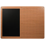 Cathedral peg board with magnetic chalkboard 55x75cm, UK version