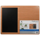 Cathedral peg board with magnetic chalkboard 55x75cm, UK version