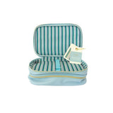 Danielle Creations double zip blue vanity case (British brand)