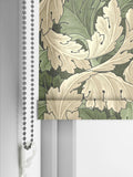William Morris At Home Green Acanthus made to measure roller blind (British brand)