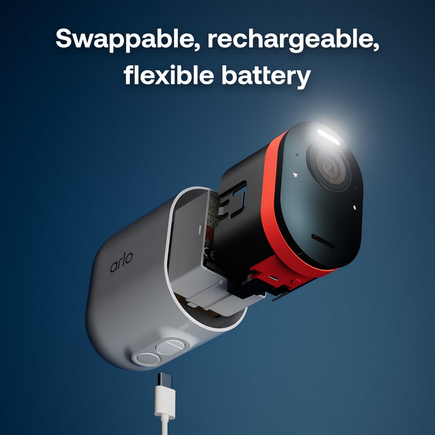 Arlo Ultra 3 4K camera system with Smarthub and solar panel, UK version