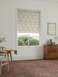 William Morris Wild Tulip roller blind sage green, UK version