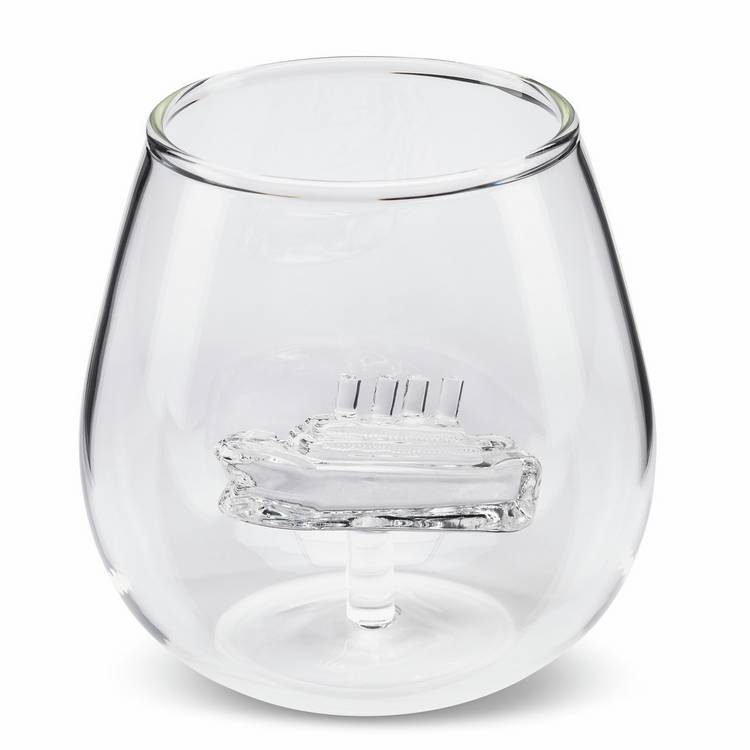 Menkind sinking ship glass, imported from the UK