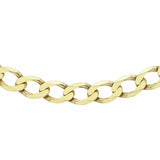 Revere gold flat curb chain 22 inch, imported from the UK