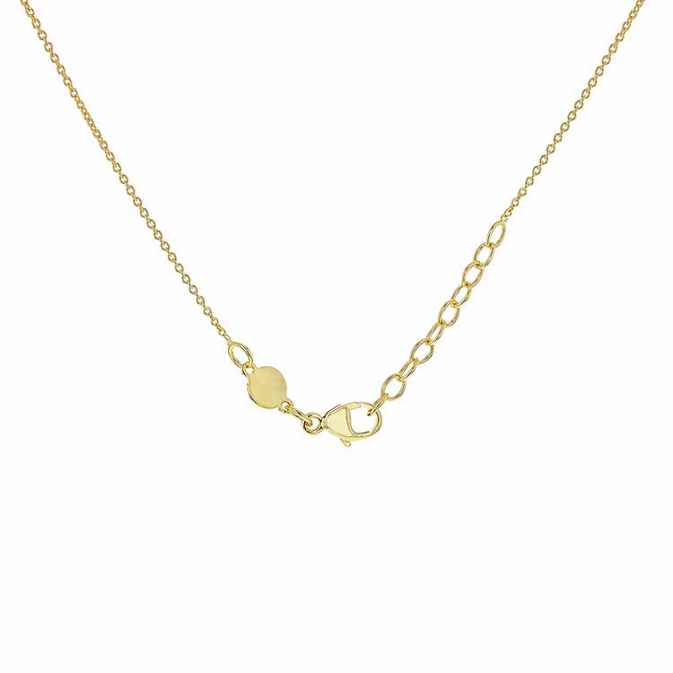 Revere 9ct yellow gold flat bar chain necklace, imported from the UK