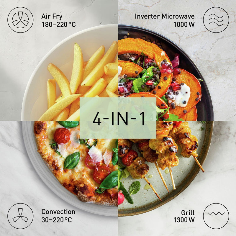 Panasonic airfry combo microwave 27L stainless steel - British product