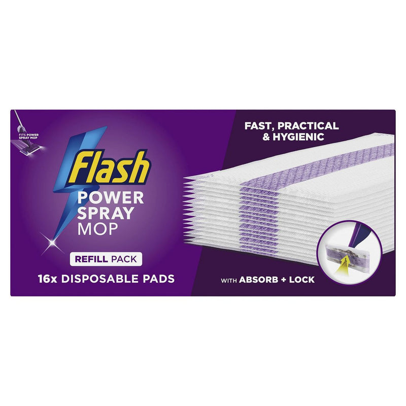 Flash cleaning pads refill pack of 16 (British brand)