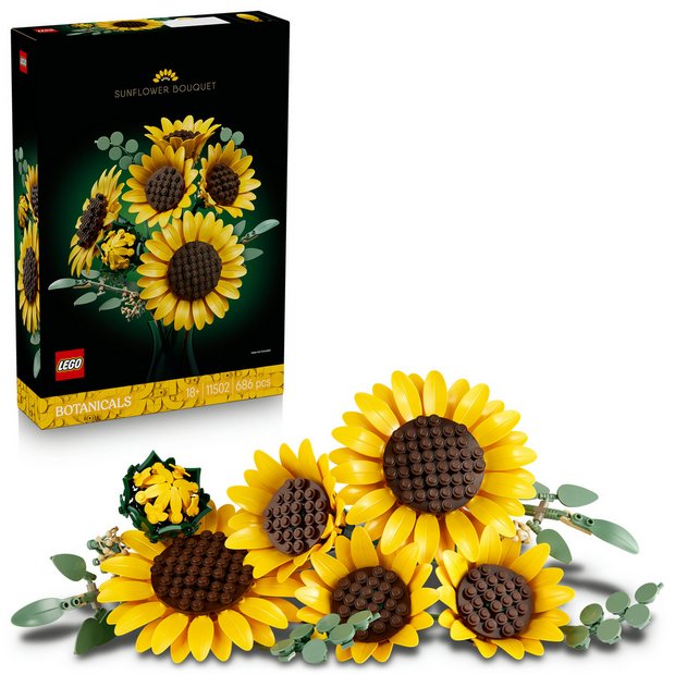 LEGO Botanicals Sunflower Bouquet building set 11502, UK version